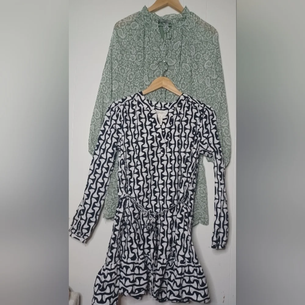 Black and White Patterned Dress